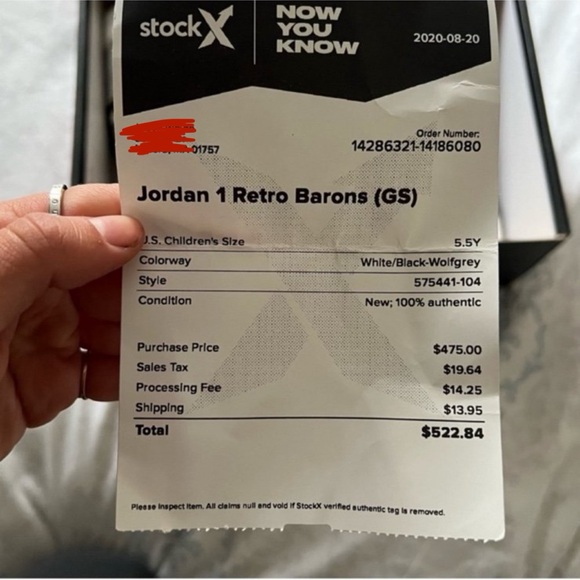 Air Jordan 1 barons - Picture 4 of 10